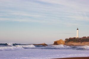 Distant lighthouse